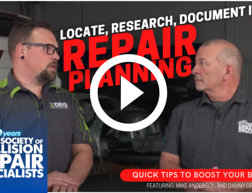 SCRS Quick Tip: Locate, Research and Document Info for Repair Planning