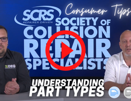 SCRS Consumer Tip: Understanding Part Types