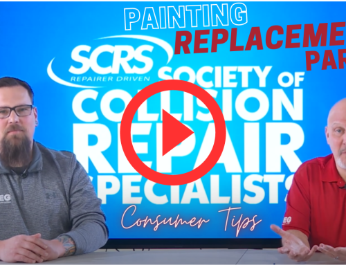 SCRS Consumer Tips: Painting Replacement Parts