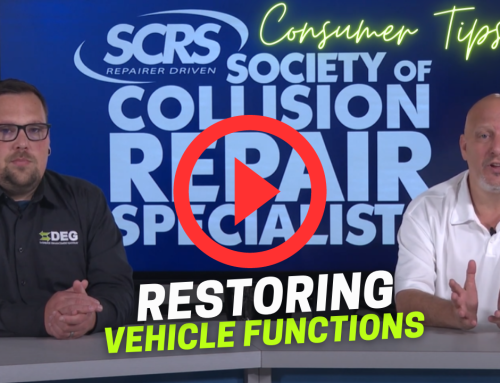 SCRS Consumer Tip: Restoring Vehicle Functions