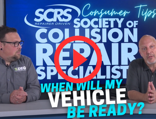 SCRS Consumer Tip: When will my vehicle be ready?