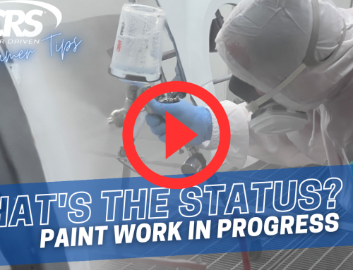 SCRS Consumer Tip: REPAIR STATUS: Paint Work in Progress