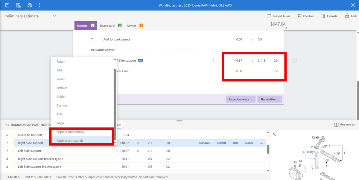 Estimating Tip – CCC – Assigning component classification designation ...