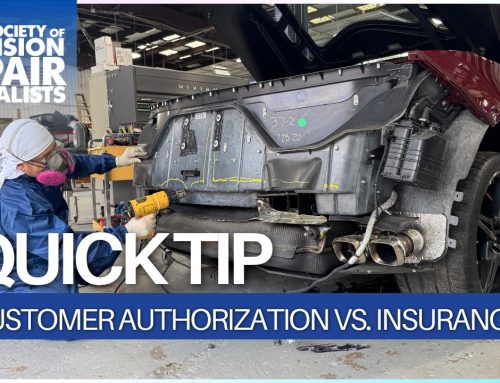 SCRS Quick Tip: Customer Authorization vs. Insurance