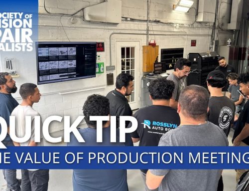 SCRS Quick Tip: The Value of Production Meetings